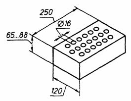Кирпич с 19 пустотами. ГОСТ 530-95 Кирпич и камни керамические. Технические условия.