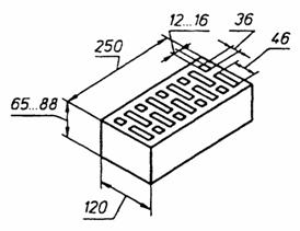 Кирпич с 18 пустотами. ГОСТ 530-95 Кирпич и камни керамические. Технические условия.