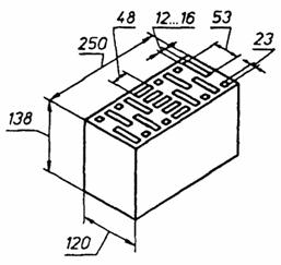 Камень с 21 пустотой. ГОСТ 530-95 Кирпич и камни керамические. Технические условия.
