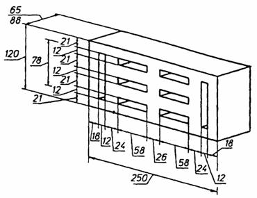 Кирпич с 8 пустотами. ГОСТ 530-95 Кирпич и камни керамические. Технические условия.